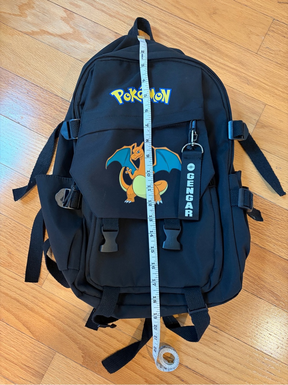 Pokémon Charizard Black Men's Backpack - Picture 8 of 9